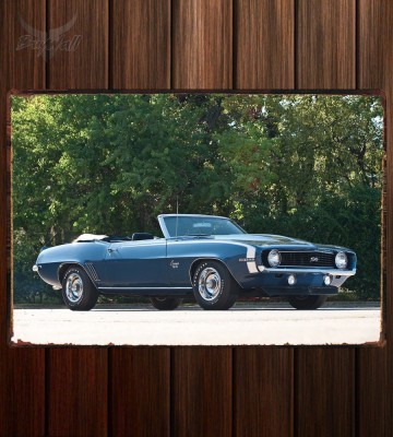 Металлическая табличка Chevrolet Camaro SS 396 Convertible (I)